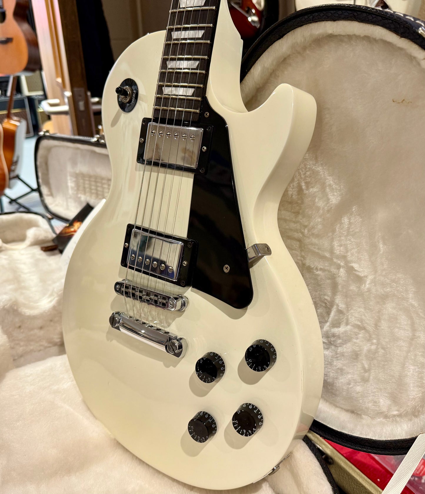 🌟2010🌟 Gibson Les Paul Studio~ Alpine White & Chrome~Ebony Fretboard~Hard Case