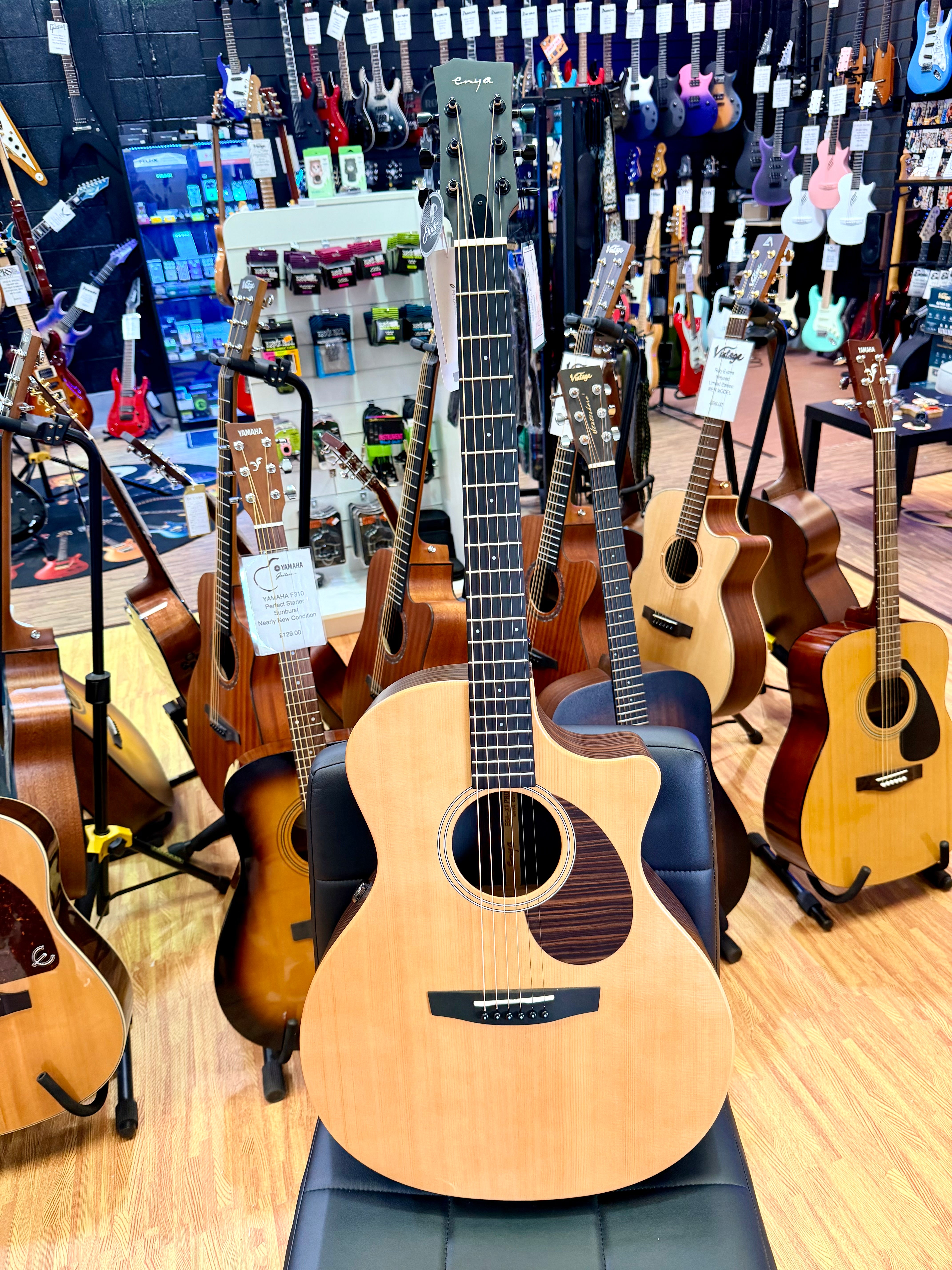 🔥2026 NEW🔥 Enya EGA X1 SP1 Pro Max 41” Electro Acoustic Smart Guitar + Bag!