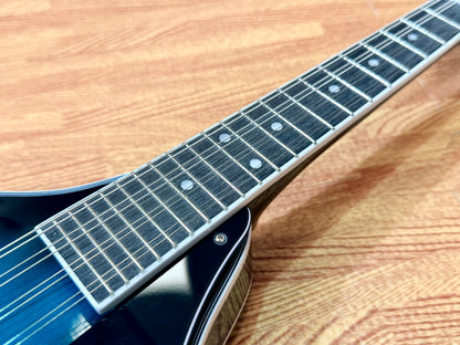 ✨ IRIN 8-String A-Style Acoustic Mandolin – Folk~ Blue Burst! ✨