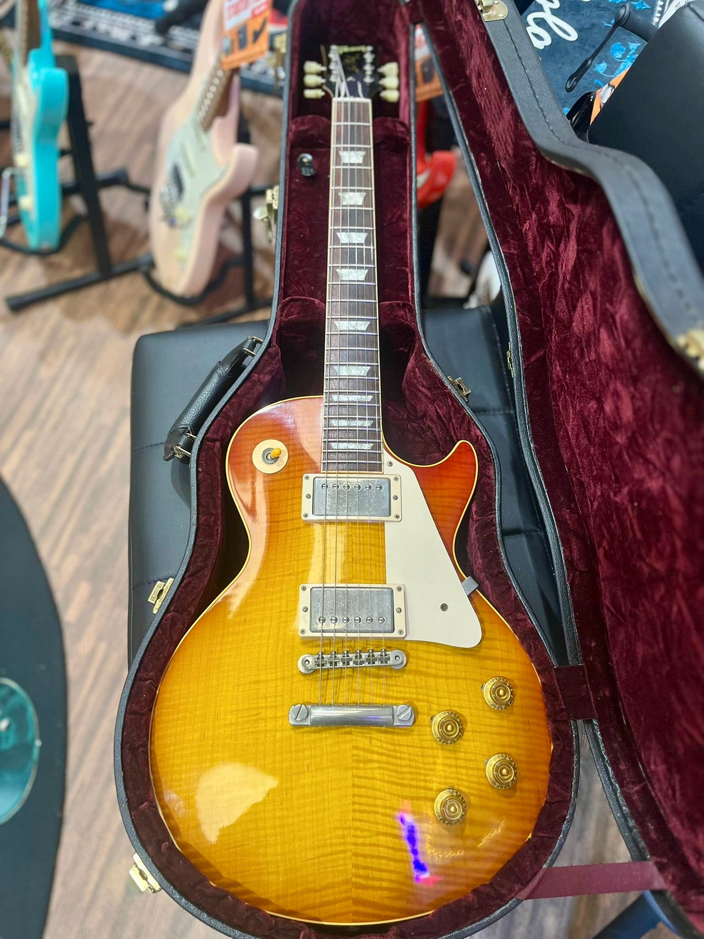 🔥YAMANO🔥 1999 Gibson Custom Shop 1959 Les Paul Historic Reissue~ Ice Tea Burst