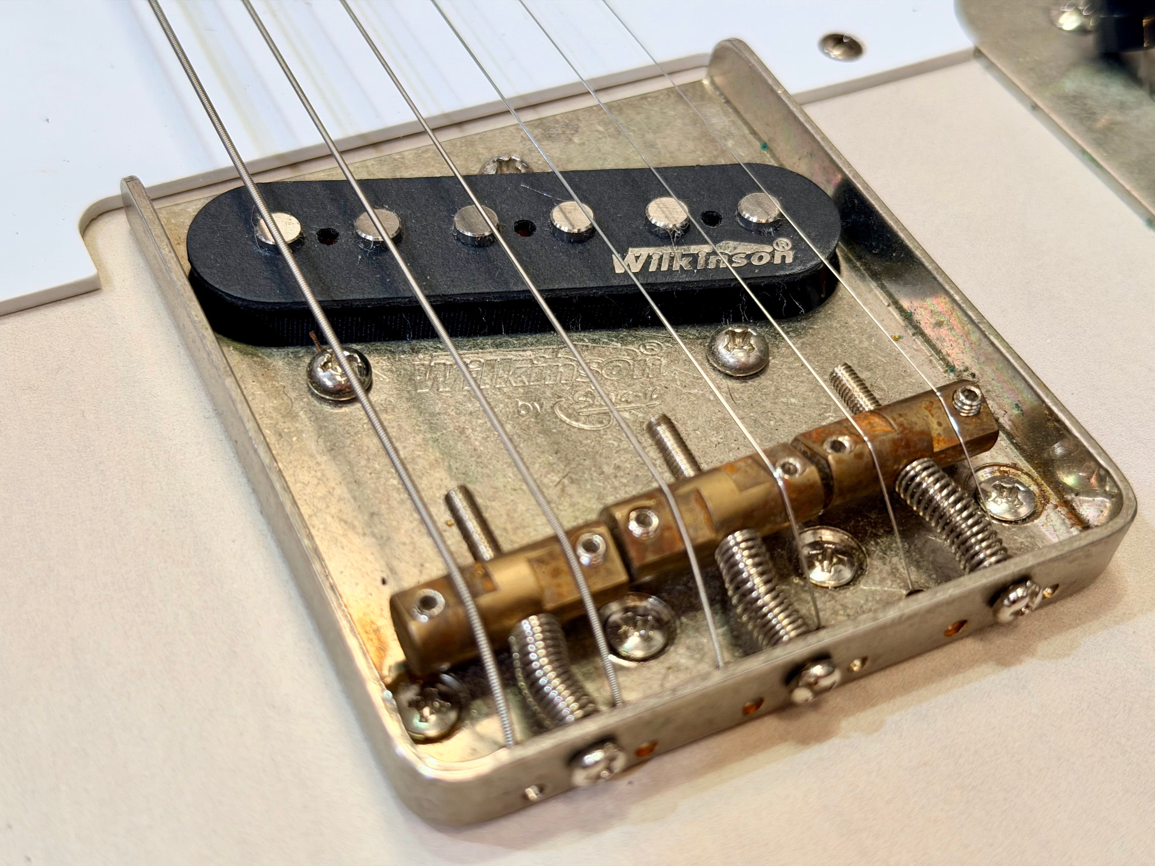 🔥 Vintage V62 ICON Distressed Ash Blonde Telecaster Style Wilkinson Pickups 🔥