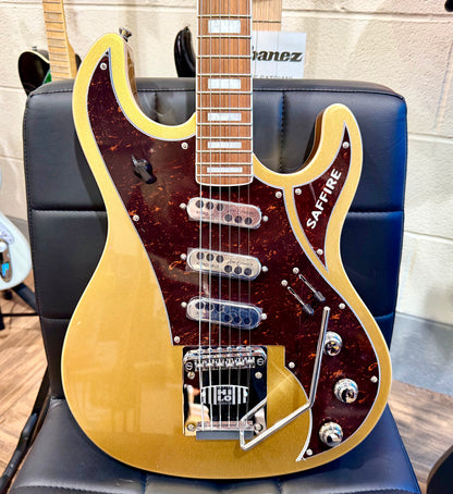🔥BRAND NEW 2025🔥 Rapier 33 Saffire Ultra Electric Guitar~ Shoreline Gold!