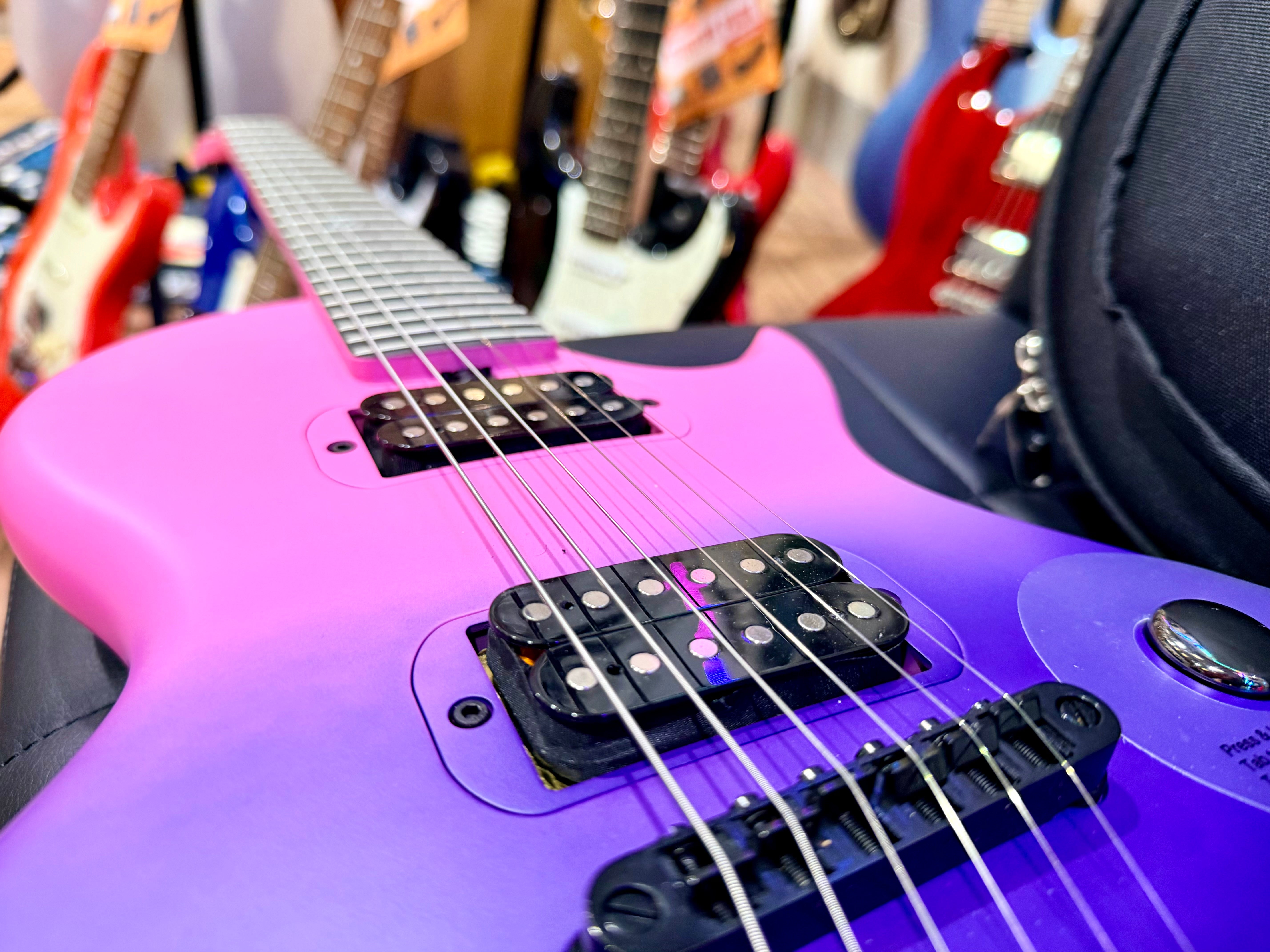 🔥 Enya Nova Go Sonic~ Cosmic Purple~ Smart Electric Guitar~Speaker & FX + Bag 🔥