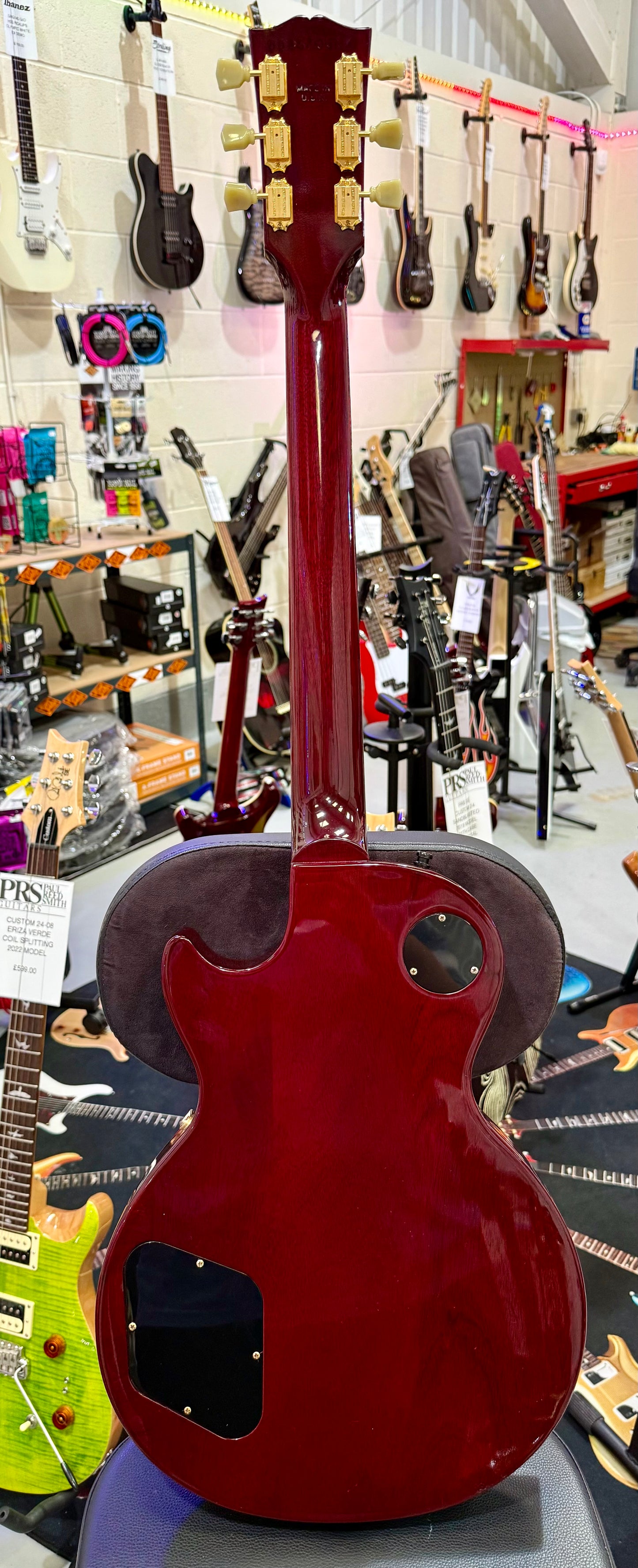🌟2007 USA🌟 Gibson Les Paul Studio~ Wine Red~ Gold Hardware~ Hard Case~STUNNING