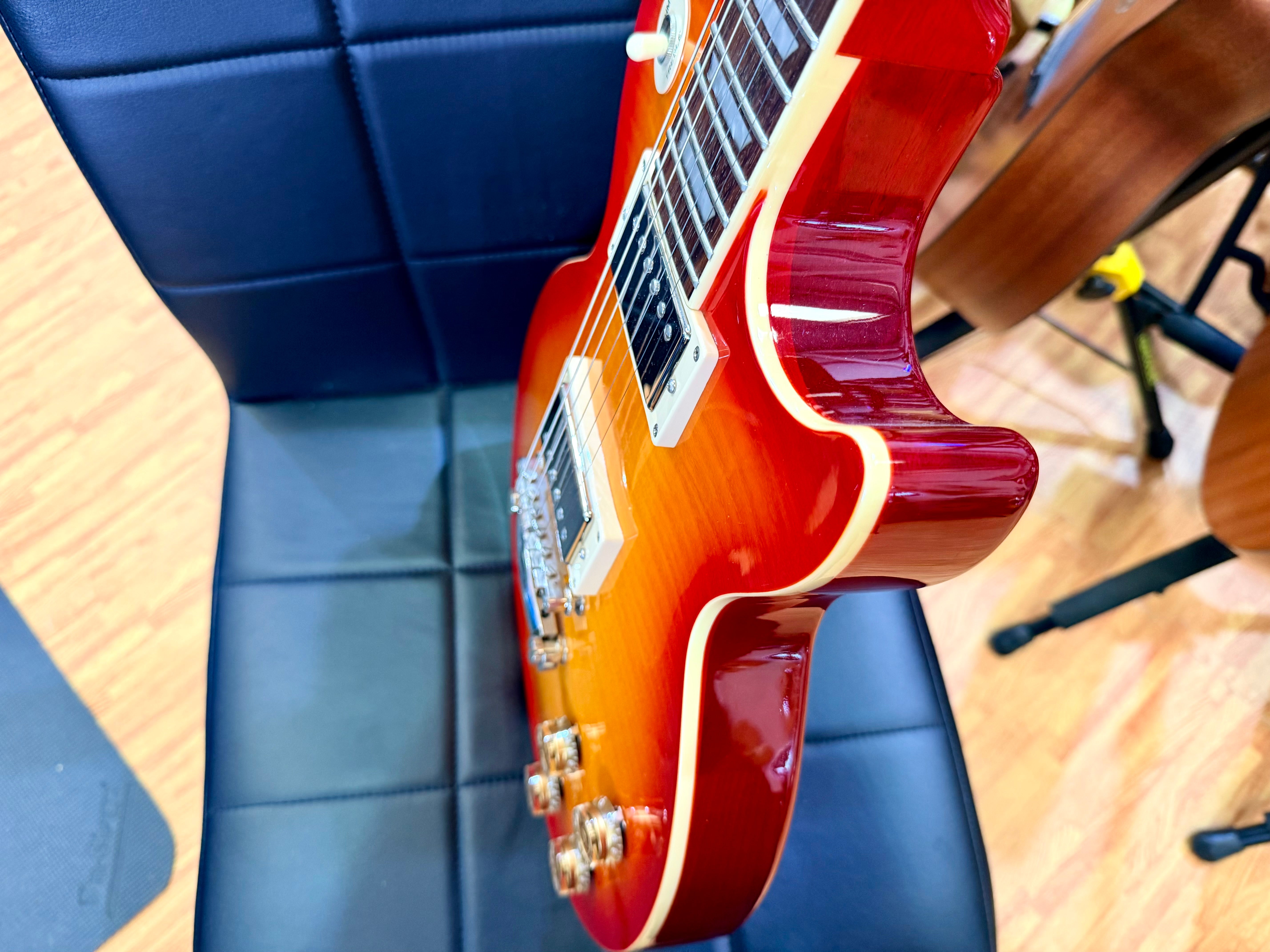 🔥 Epiphone Les Paul 1960 Tribute Plus~ Cherry Sunburst~ Gibson USA Pickups! 🔥