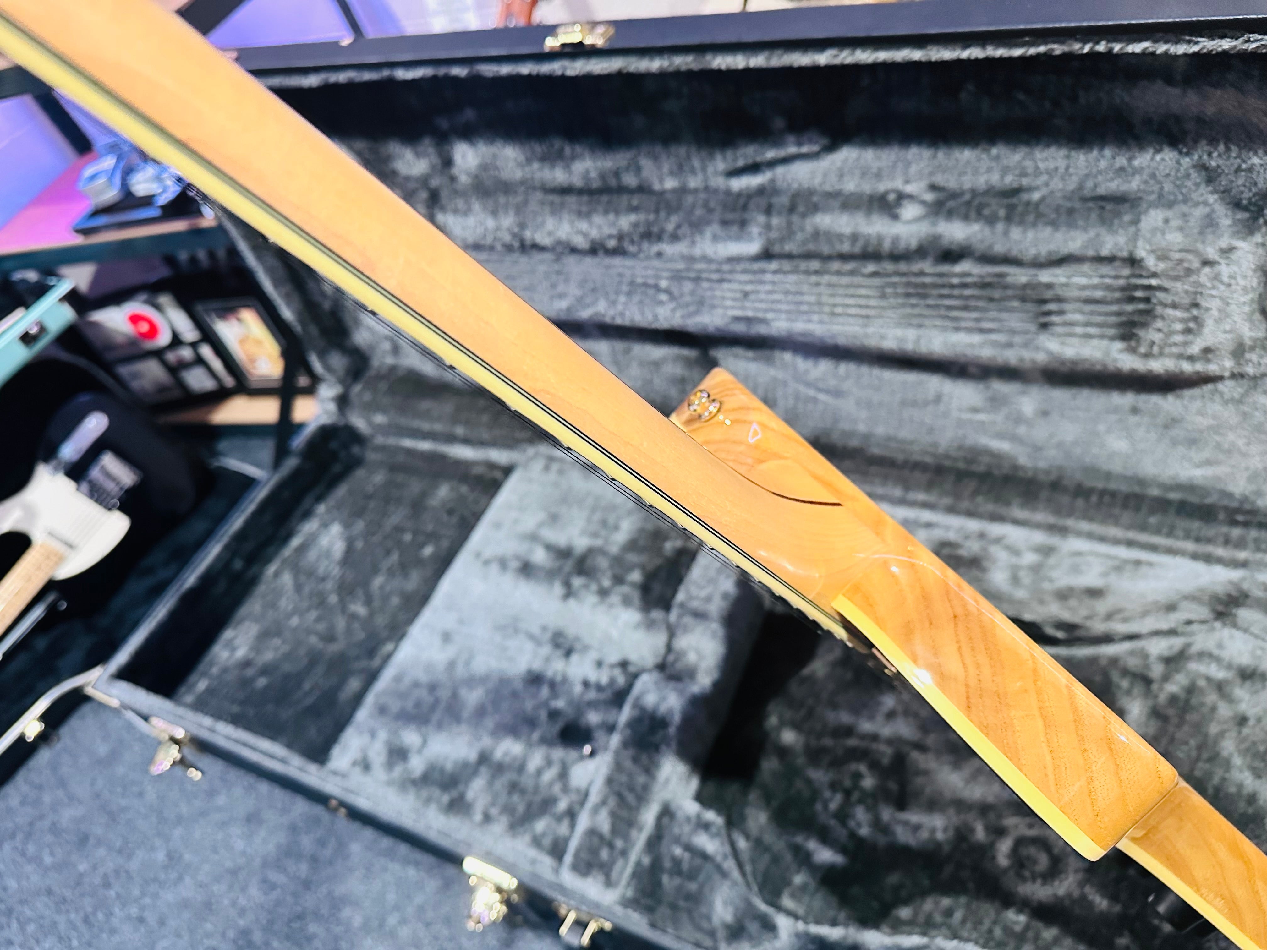 🌟MINT🌟 D'Angelico Ludlow Deluxe~ Swamp Ash Natural~2018~ Hard Case~MUST SEE 🌟