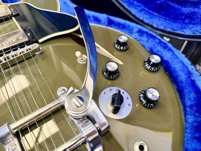 ⚡️2023⚡️ Epiphone Shinichi Ubukata ES-355 Olive Drab~ Inspired By Gibson Custom!