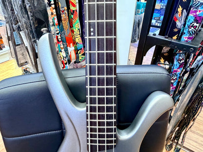 🔥RARE🔥 2001 Ibanez Ergodyne EDA900 Bass~ Korea~ Silver Flat Luthite~ Piezo!