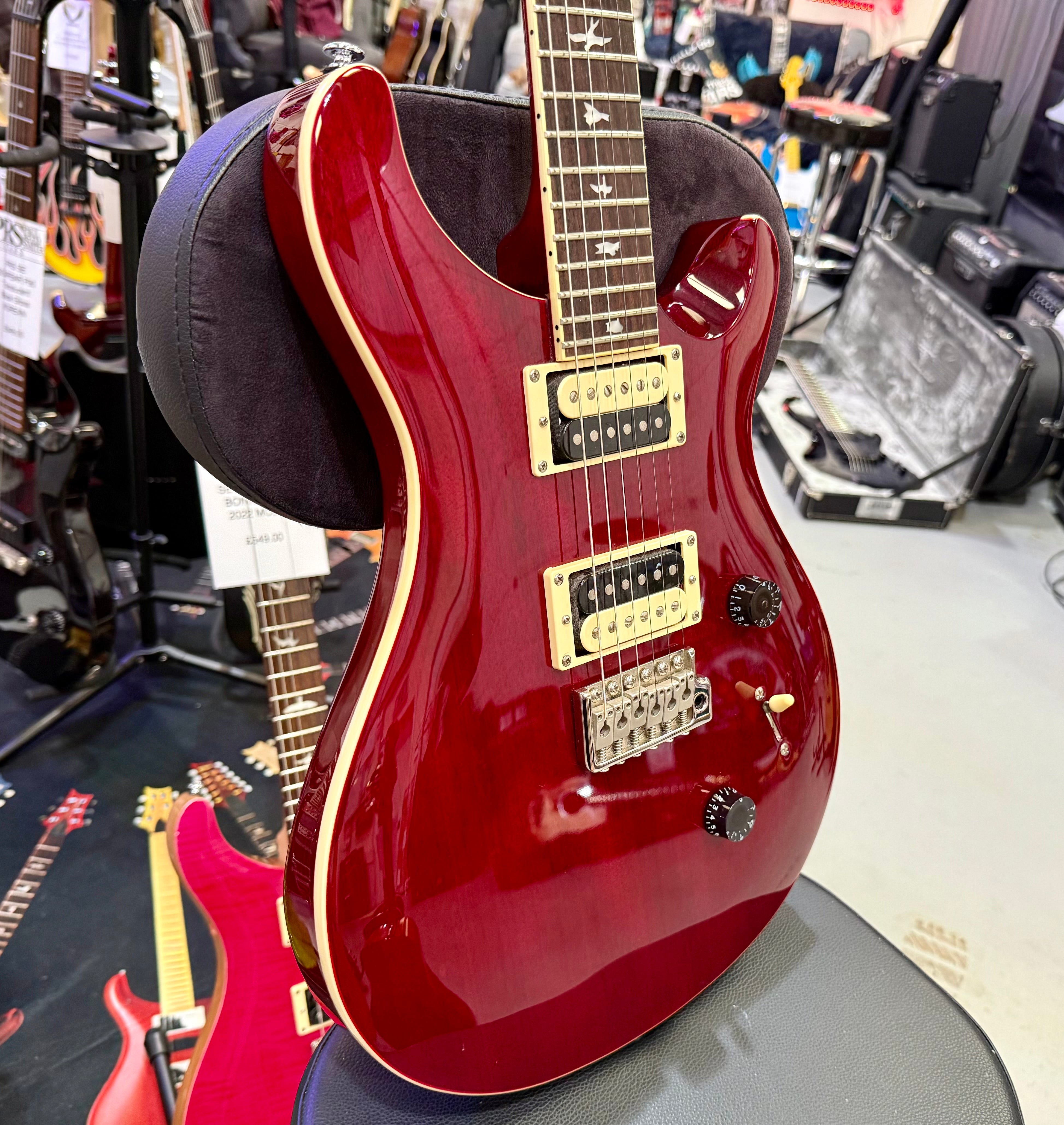 🔥2021🔥 PRS SE Standard 24~ Vintage Cherry Gloss ~ Coil Tap ~ Bird Inlays!