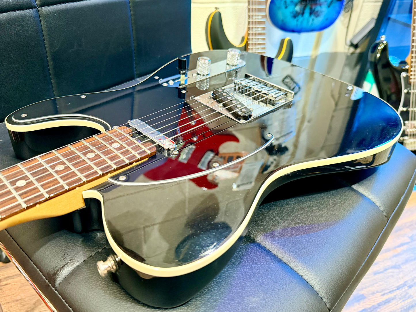 🌟2016 USA🌟 Fender American Elite Telecaster~ Mystic Black Sparkle~ Rosewood!