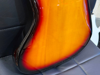 🌟BRAND NEW ~ SHORT SCALE🌟 Eko One VJB JB-100 3/4 Electric Jazz Bass Guitar~ Sunburst!