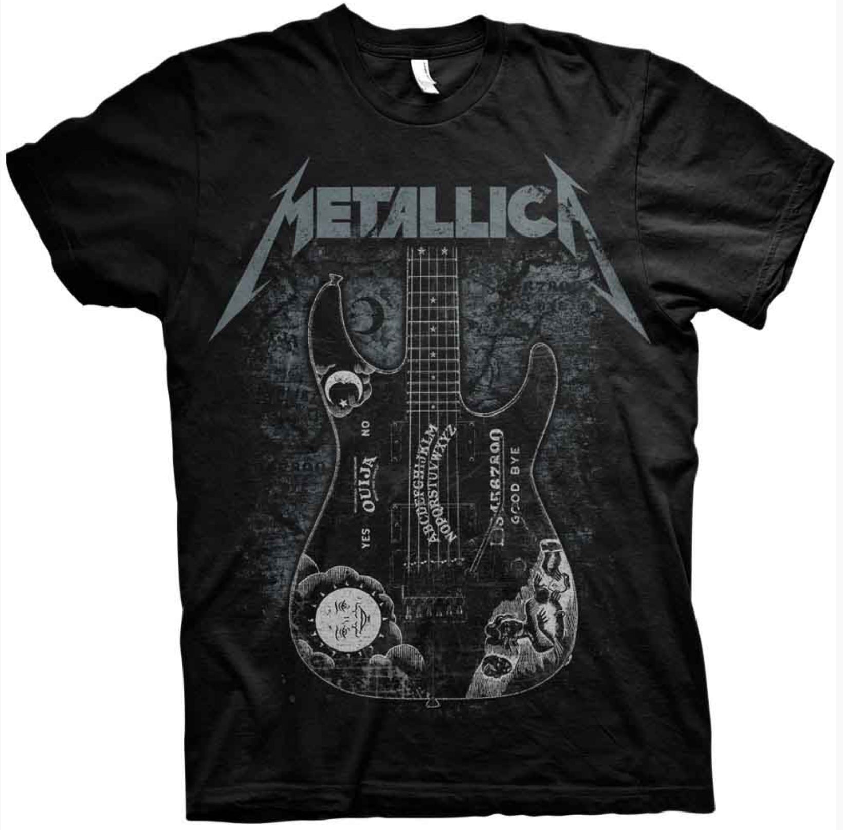 Metallica Hammett Ouija Guitar Unisex T-Shirt~ Official Licensed Unisex Band Merchandise FREE POST
