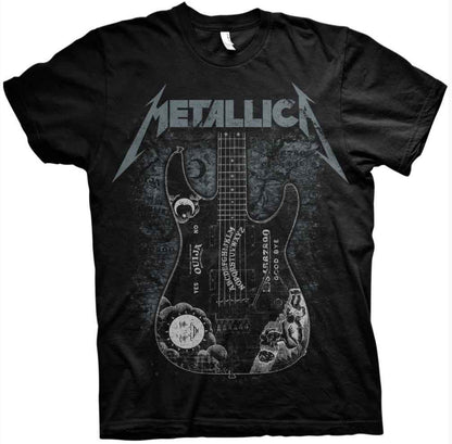 Metallica Hammett Ouija Guitar Unisex T-Shirt~ Official Licensed Unisex Band Merchandise FREE POST