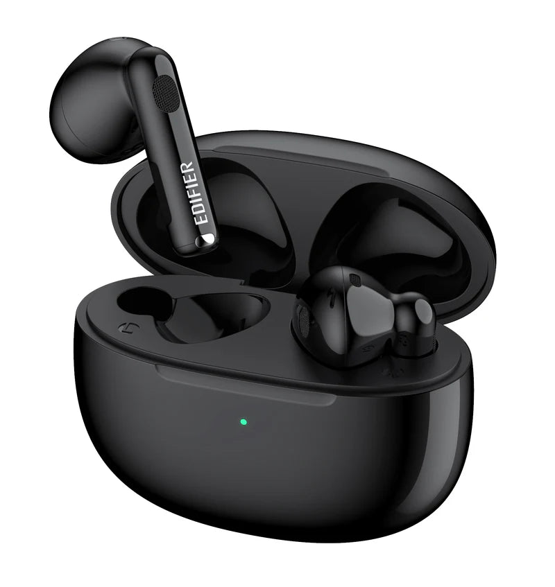 Edifier W220T True Wireless Semi-In-Ear Bluetooth Earbuds With Snapdragon Sound & Mic - Black