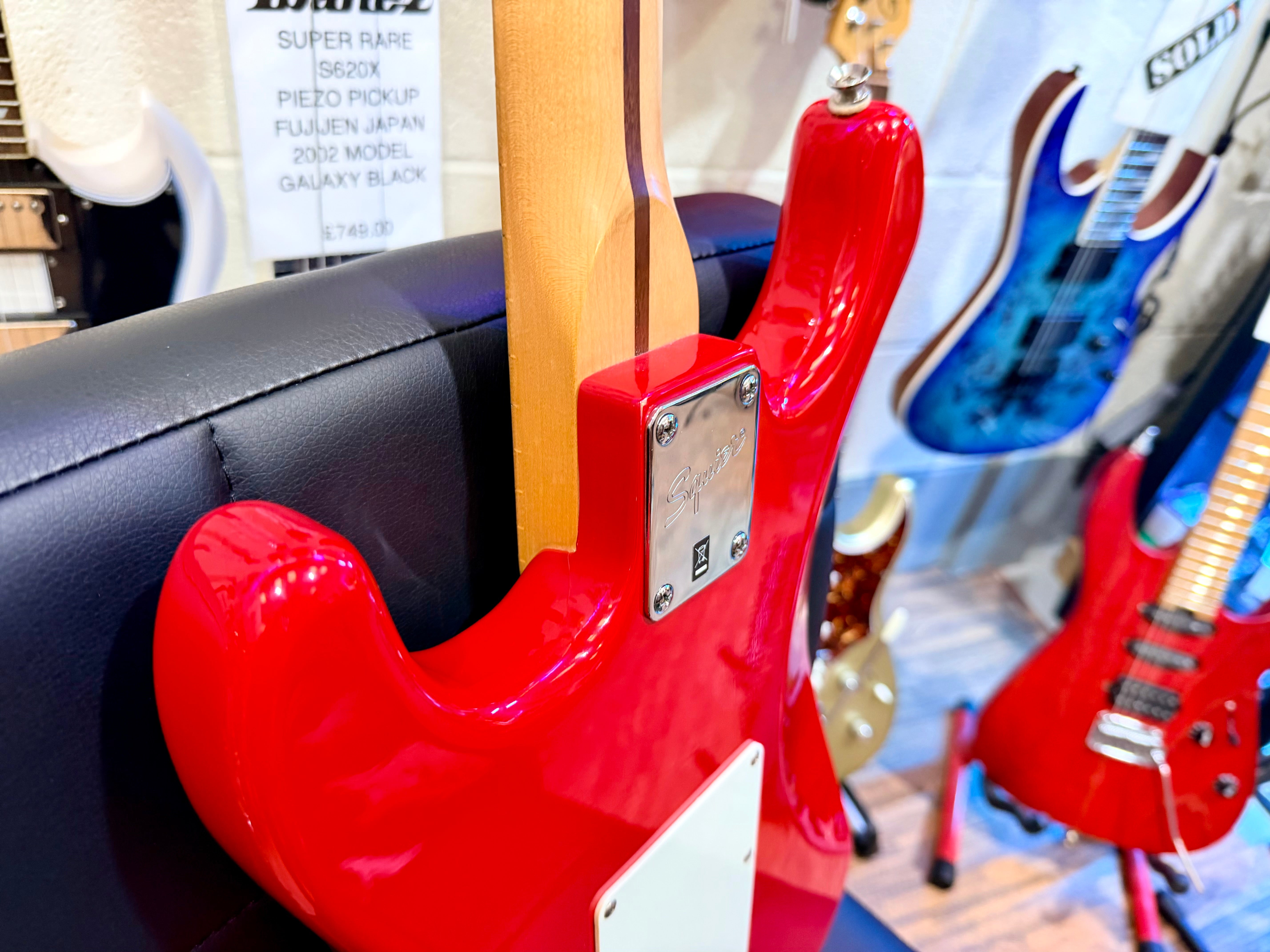 🎸 1995 KOREA 🎸Fender Squier Stratocaster~ Korean Made Strat~ Cherry Red!