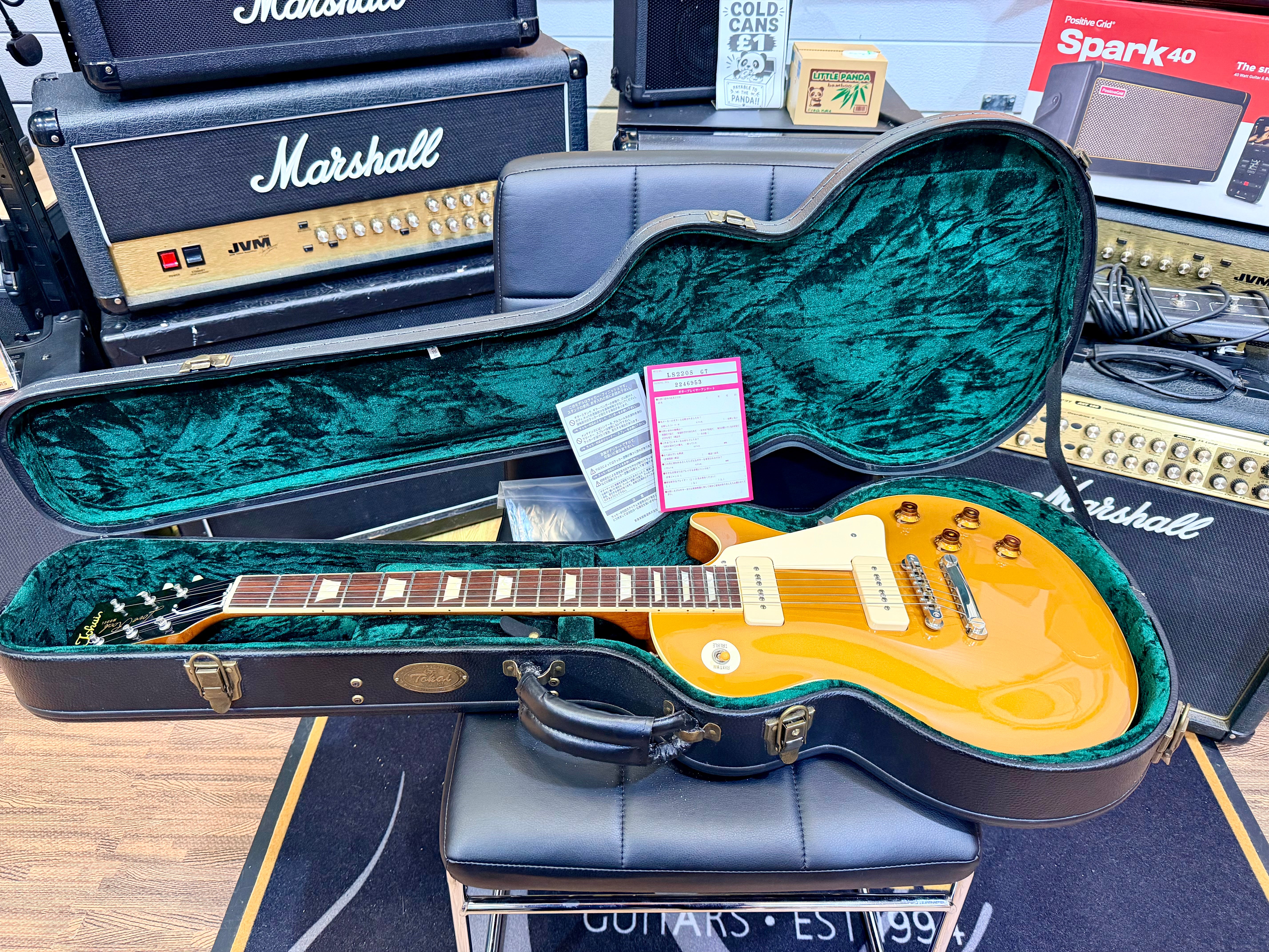 2022 Tokai LS220S GT Goldtop P90 Made in Japan ort! – Chordplay