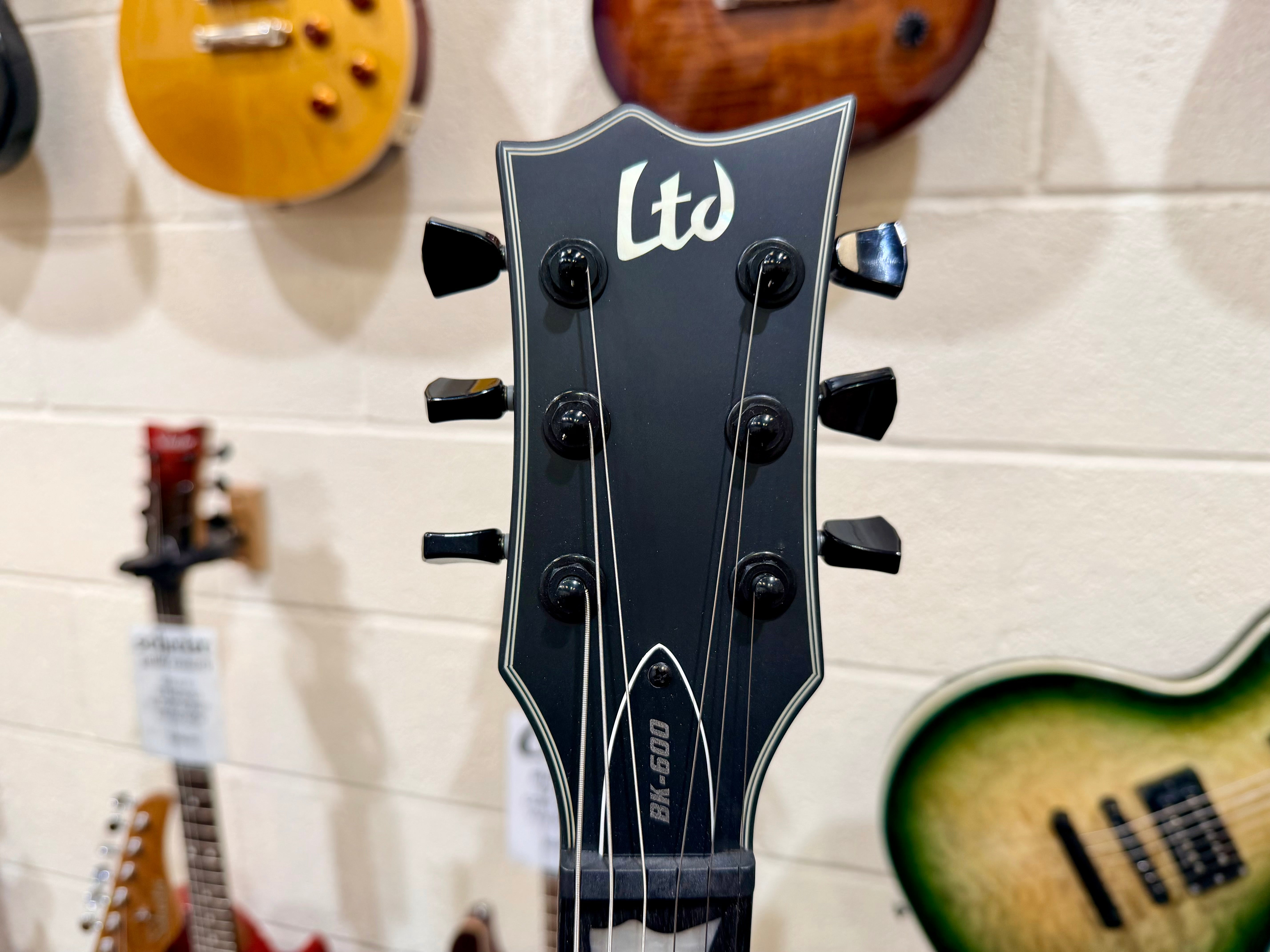 🔥MINT🔥 ESP LTD BK-600 Bill Kelliher Signature~ Military Green Sunburst Satin!