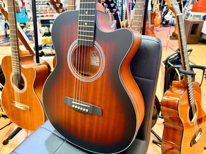 Brunswick BTK50TB Advanced Stage Electro-Acoustic Guitar~ Tobacco Burst Satin