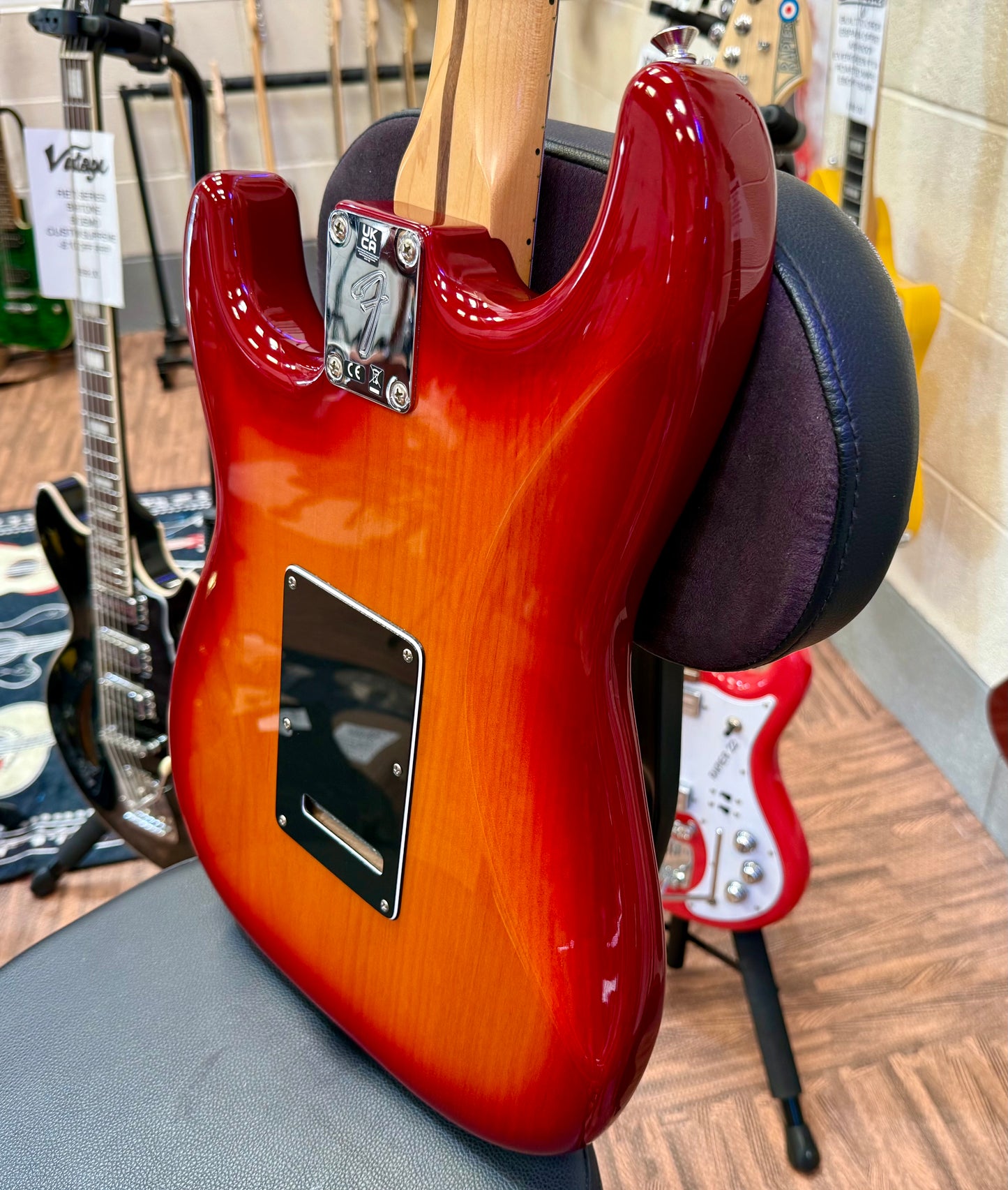 🔥2022🔥 Fender Player Plus Top Stratocaster~ Aged Cherry Burst~ Mexican Strat!