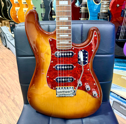 🔥NEW🔥 Vintage REVO Series 'Deluxe' Guitar ~ Cappuchino Burst~ Alan Entwistle!
