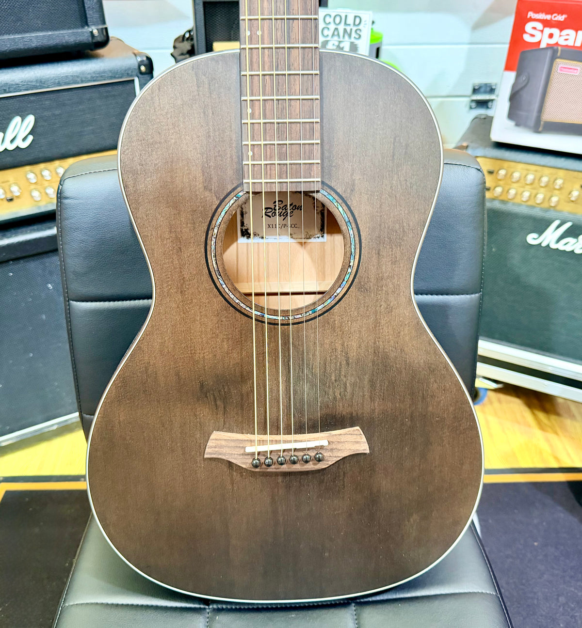 ✨NEW✨ Baton Rouge X11C/P-SCC Parlor 12 Acoustic Guitar~ Charcoal Matt