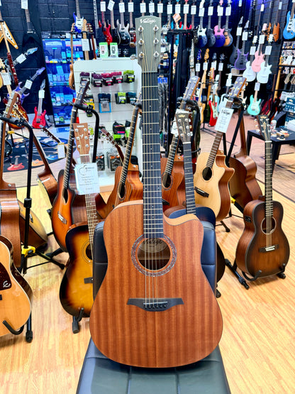 🪵NEW🪵 Vintage Statesboro VE440MM Mahogany Cutaway Electro-Acoustic Guitar!