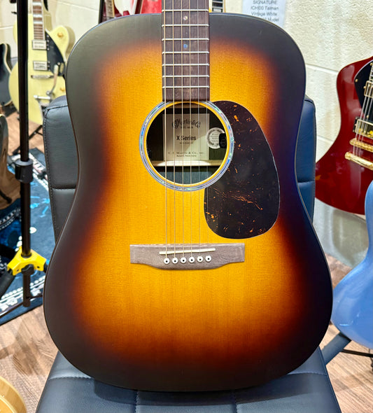 🔥MINT 2025🔥 Martin D-X2E Ziricote Burst~ Electro-Acoustic~ Dreadnought + Bag!