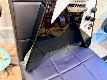 🔥MINT🔥 Epiphone Kirk Hammett 1979 Flying V Ebony~ Inspired By Gibson~ Hard Case