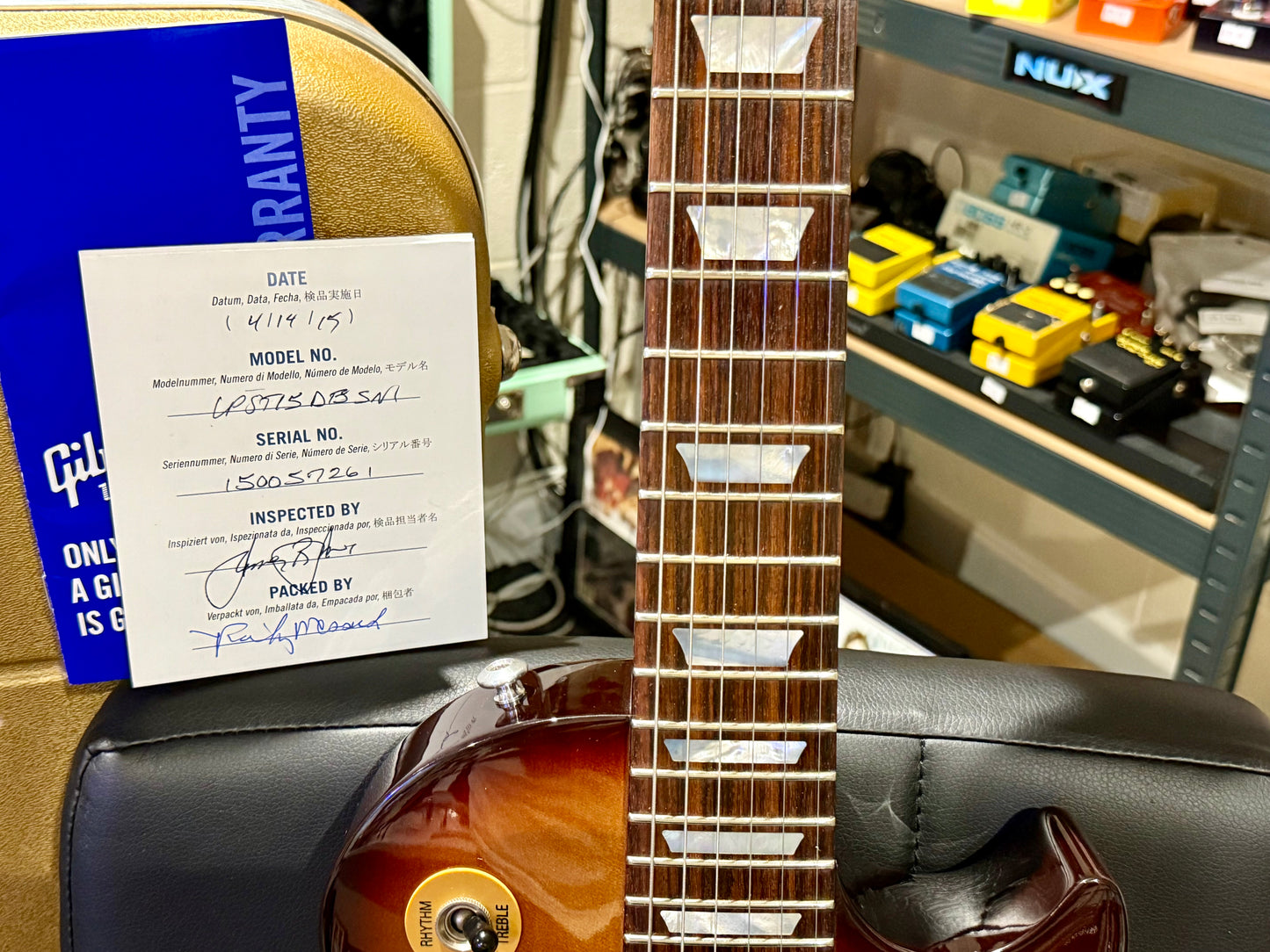 🔥UPGRADED🔥 2015 Gibson Les Paul Studio Desert Burst~ 100th Limited Run + Case!