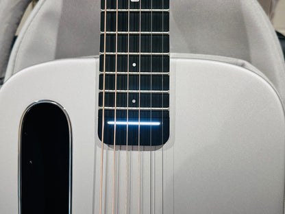 🌟NEW🌟 LAVA ME AIR CARBON FIBRE 36” Electro-Acousic Smart Guitar~ Silver + Bag!