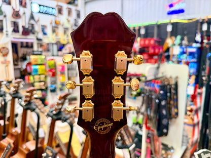 ✨2018✨ Epiphone Riviera Custom P93 Wine Red Bigsby P90 + New Gator Hard Case!