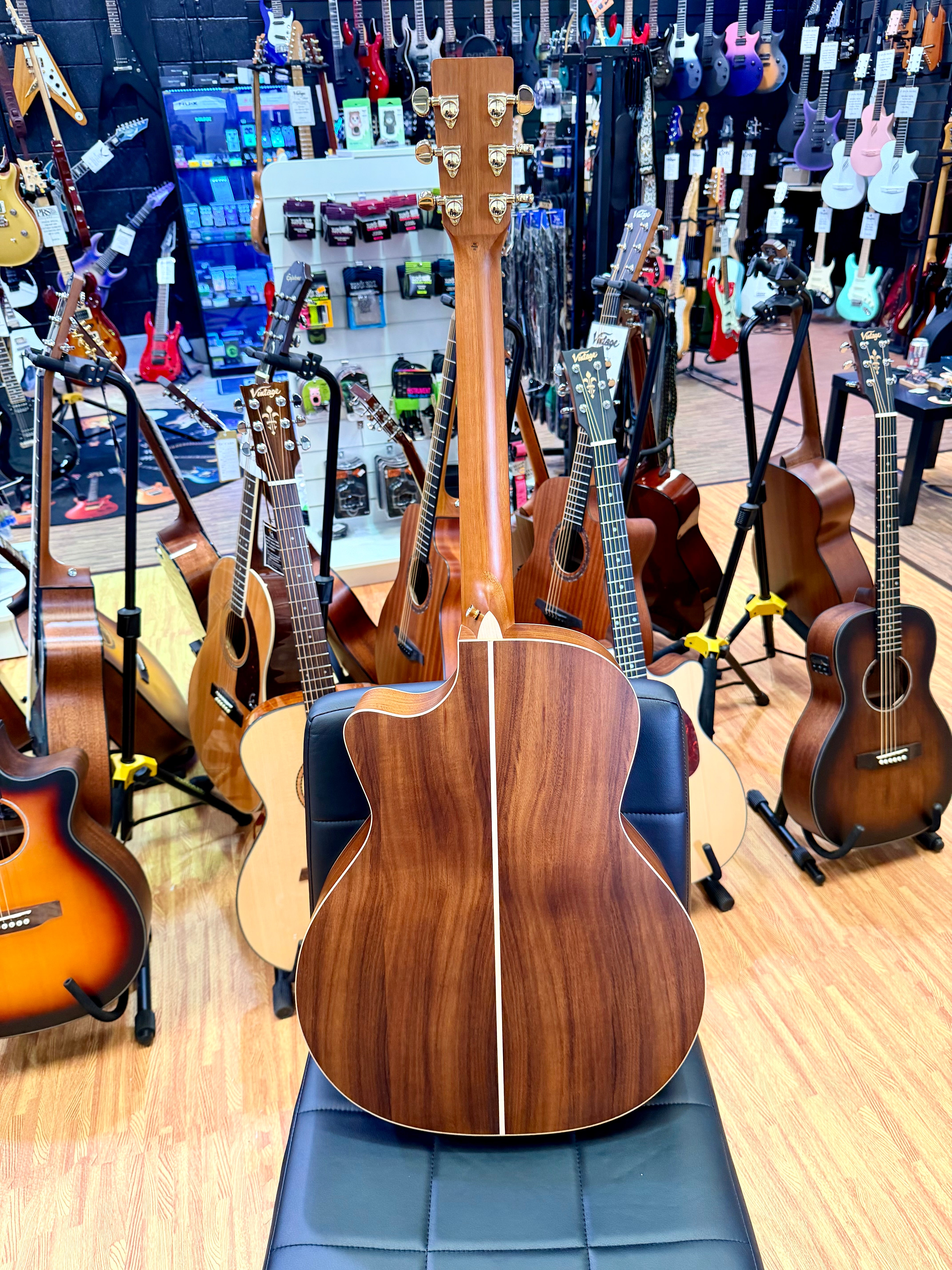 ⚡️NEW⚡️ Vintage Virtuoso Rory Evans Electro Acoustic Guitar VGA900RE~ Natural!