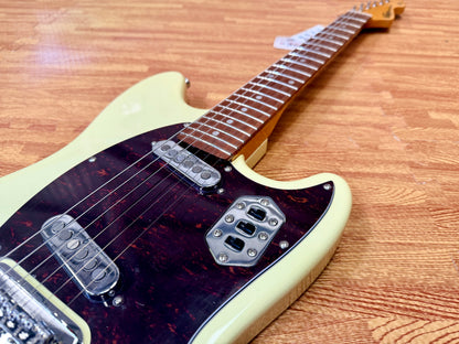 🔥NEW🔥 Vintage REVO Series 'Colt' SS Twin Electric Guitar ~ Vintage White!