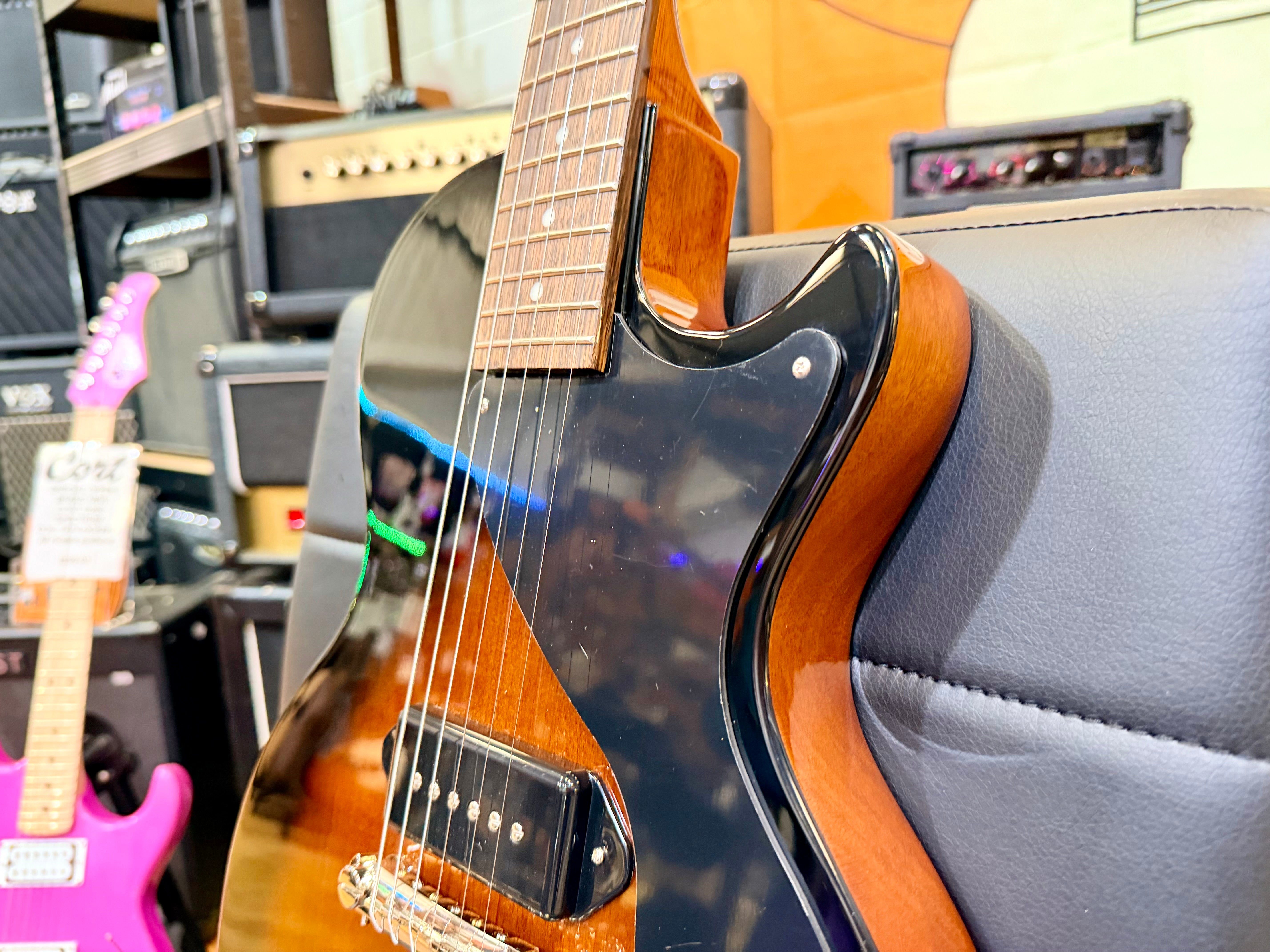 🔥EX-DEMO🔥 2025 Epiphone Les Paul Junior P90 Electric Guitar~ Tobacco Burst!