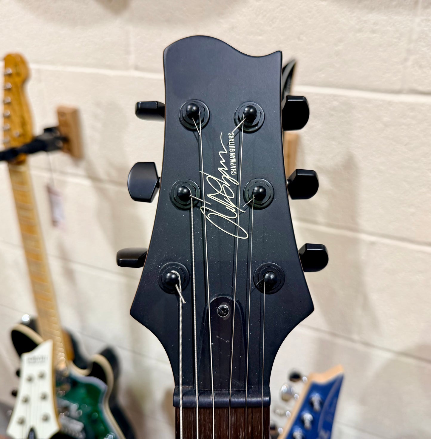 🔥2021🔥 Chapman ML-2 Pro Modern~ River Styx Black Satin~ Hipshot Tuners!