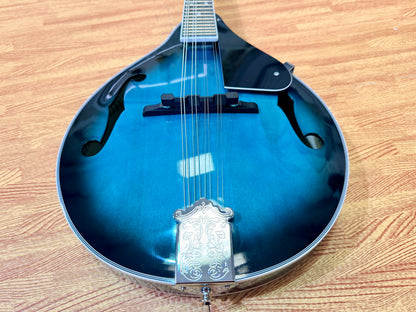 ✨ IRIN 8-String A-Style Acoustic Mandolin – Folk~ Blue Burst! ✨