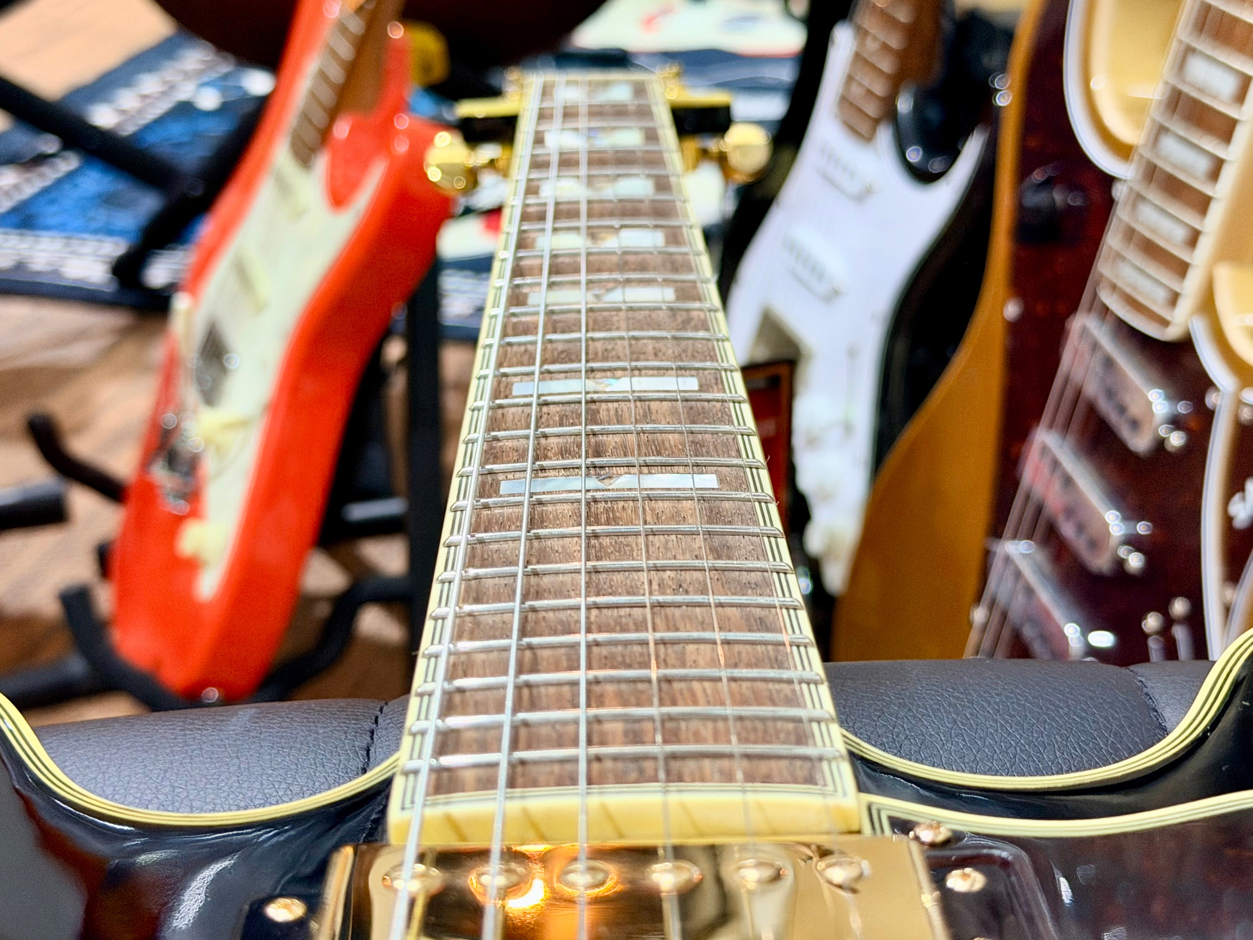 🌟MINT 2021🌟 Epiphone Sheraton II Pro Hollowbody~ Ebony Black + Hard Case!