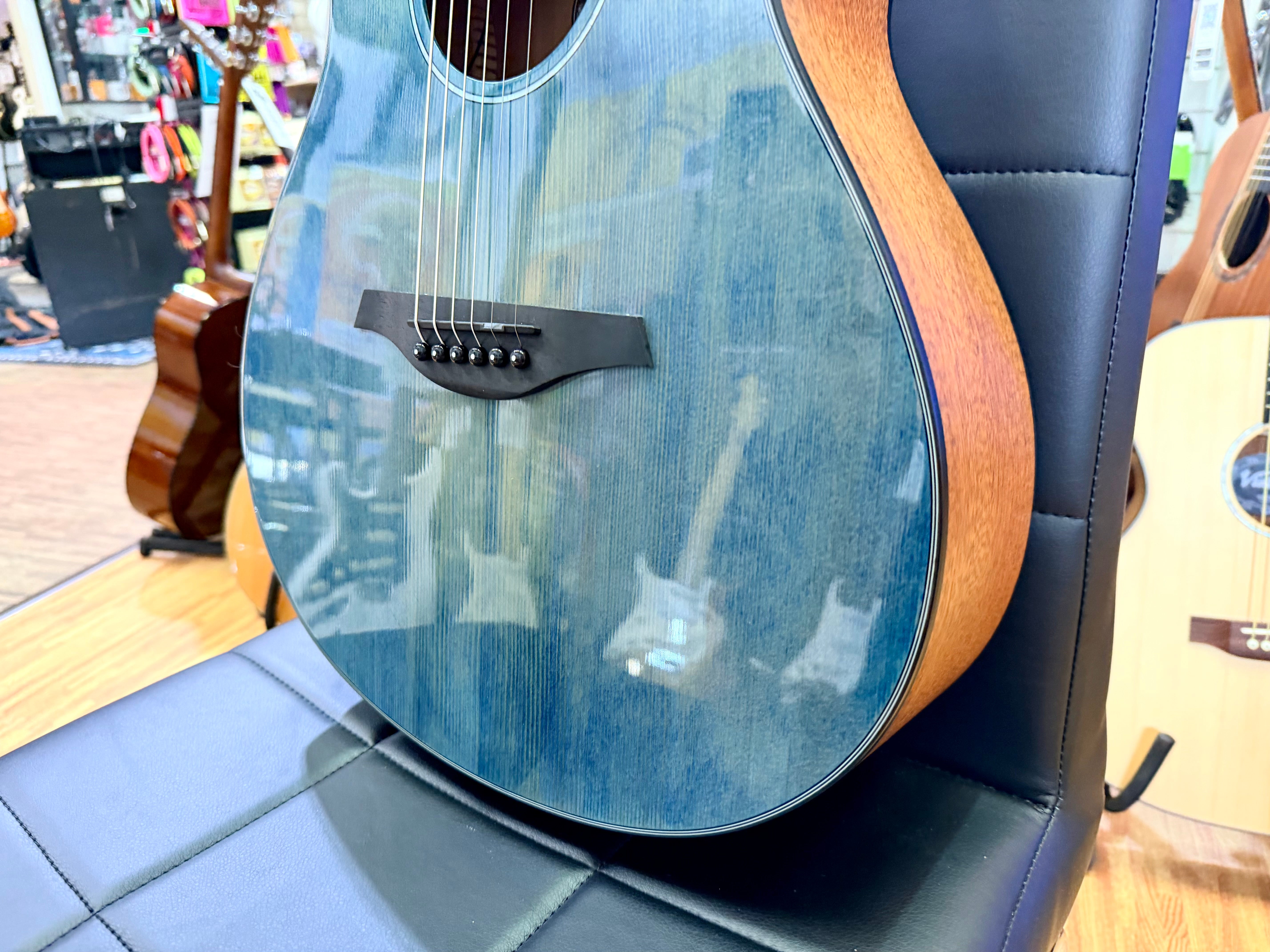 ✨NEW✨ Vintage Pacific Coast Series VEC300DB Electro-Acoustic Guitar~ Denim Blue