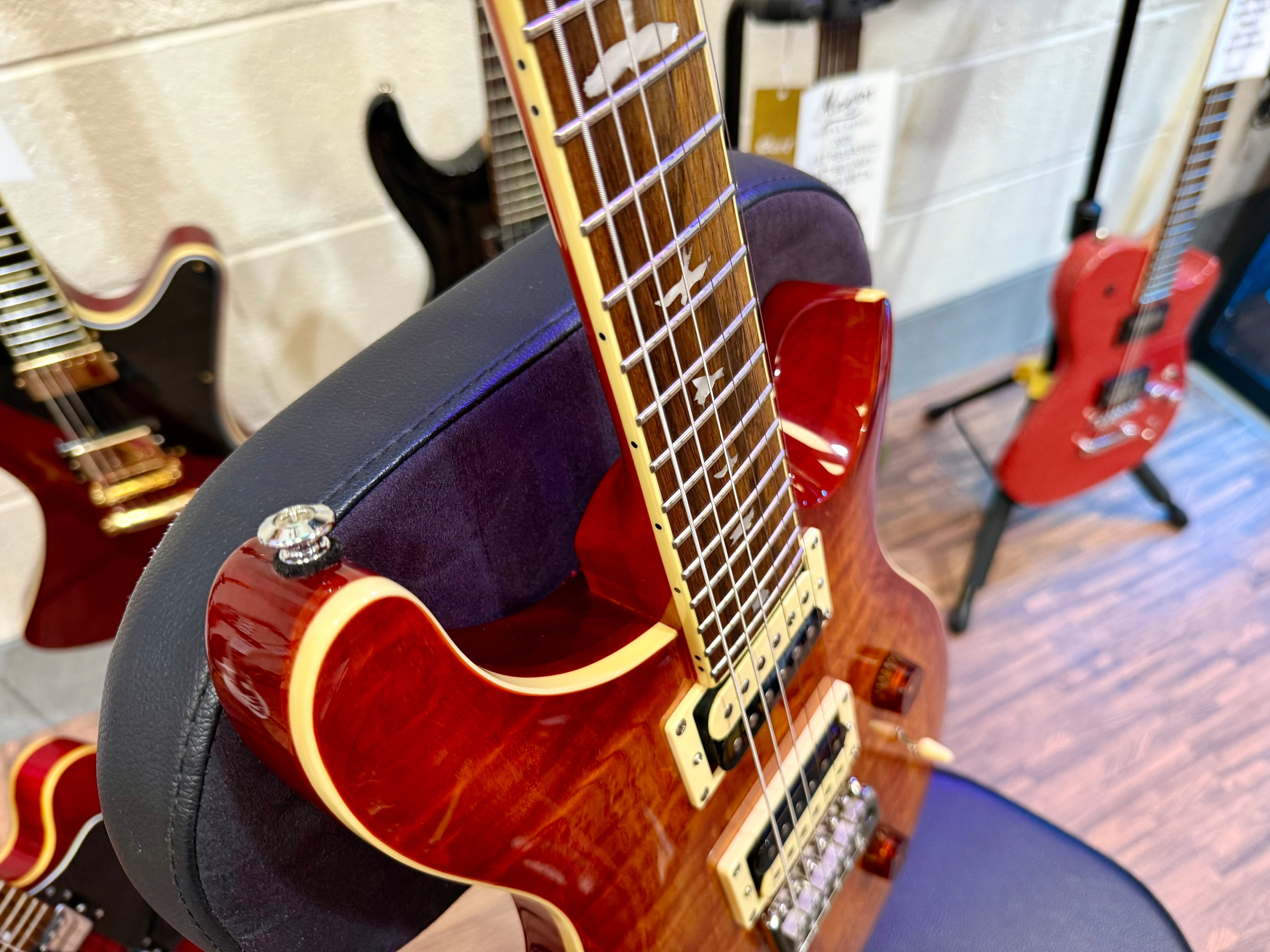 🔥LIMITED EDITION🔥 PRS SE Custom 24 Burled Ash~ Vintage Sunburst~ 2019~ RARE!