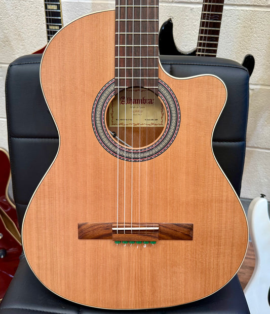 🌟Alhambra Z-Nature CT EZ Thin Bodied Cutaway Electro Classical Guitar~ Nylon 🌟