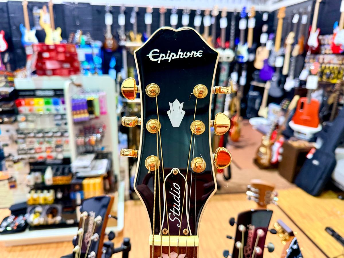 2023 Epiphone J-200 EC Studio Electro-Acoustic~ Natural~ Super Jumbo Guitar