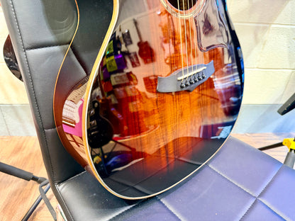 🪵2024🪵 Tanglewood TWX6CEK Winterleaf~ Grand Auditorium Electro ~ Koa Exotic!