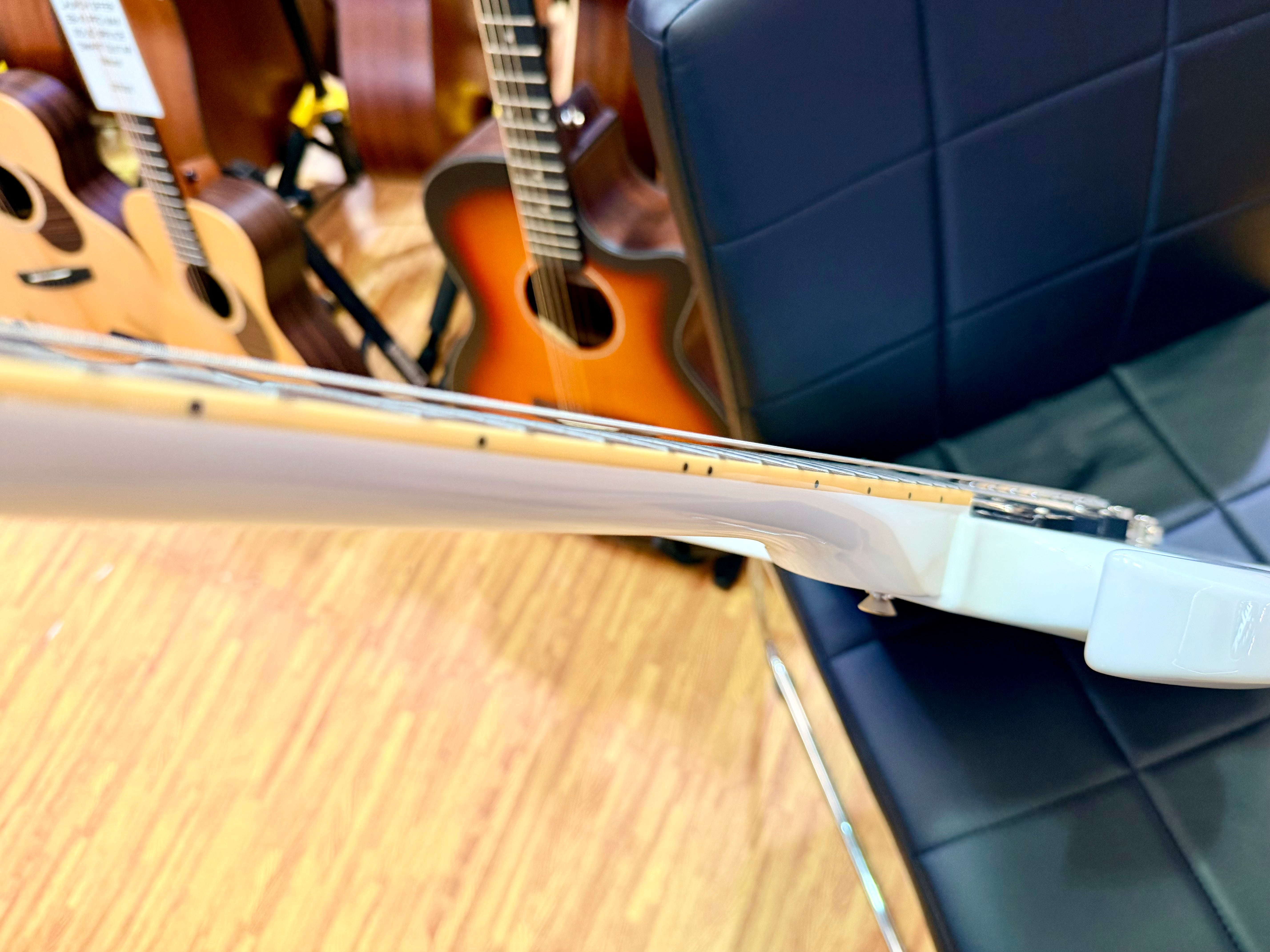 🔥2023🔥 Burny RSG-60 ’63 Alpine White SG Electric Guitar~ Near Mint~ Fernandes!