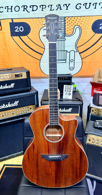 ✨ Orangewood Rey Mahogany Grand Auditorium Cutaway Acoustic Guitar + Gig Bag ✨