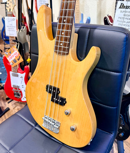 🎸 Washburn XB100 Electric Bass Guitar~ Hard Case~ Natural Gloss 🎸