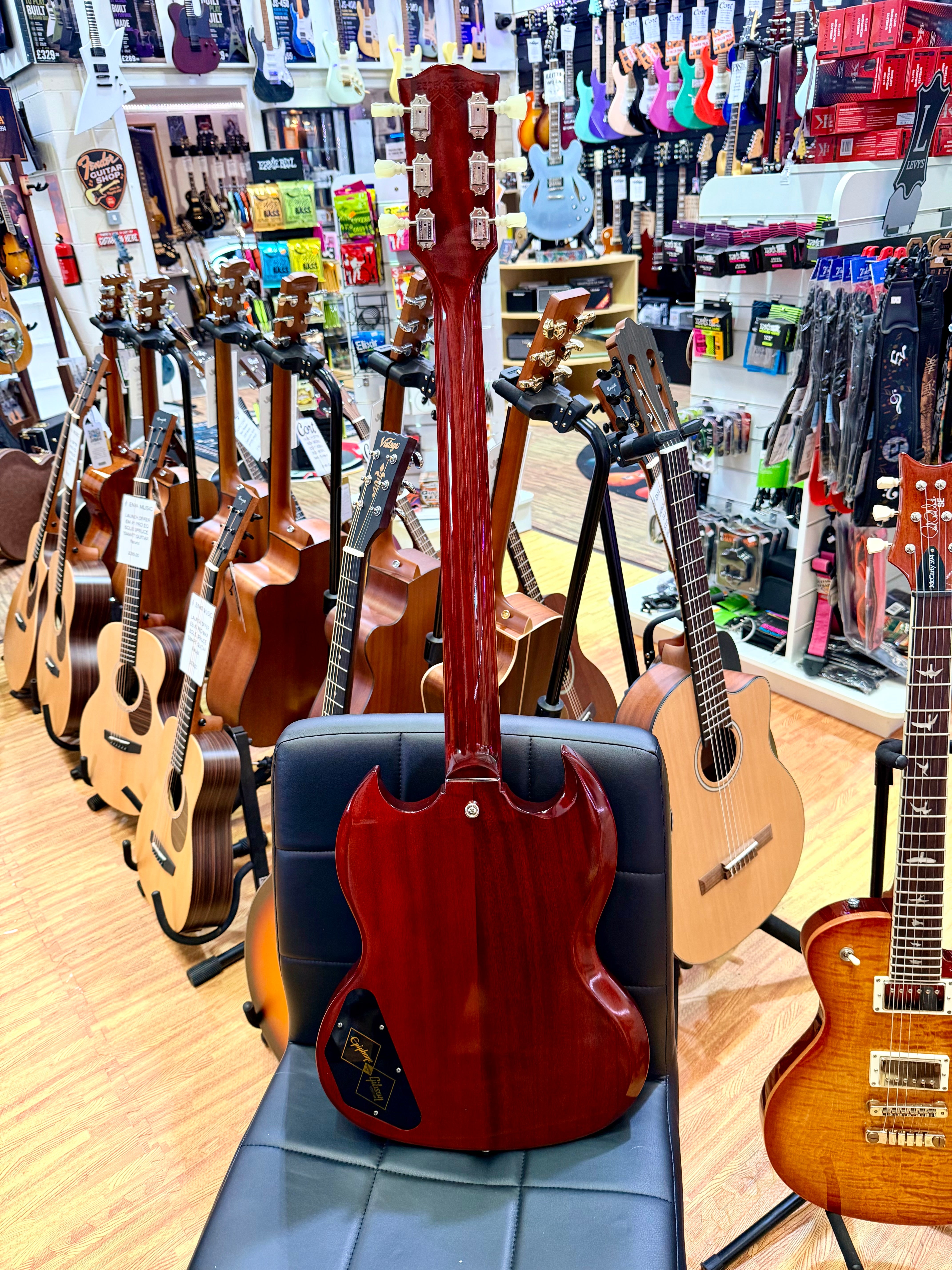 🔥2025🔥 Epiphone 1964 SG Standard Maestro Vibrola Reissue~ Inspired By Gibson!