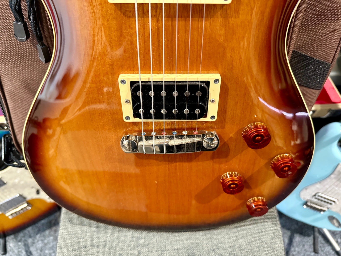 🌟2015 KOREA🌟 PRS SE 245 Single cut Electric Guitar~ Vintage Sunburst + Gig Bag