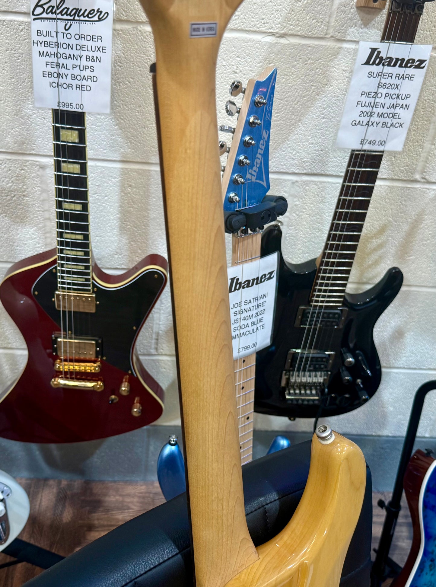 🌟KOREAN🌟 Shine SIL-410 F-Hole Electric Guitar~ Made In Korea~ Natural Gloss!