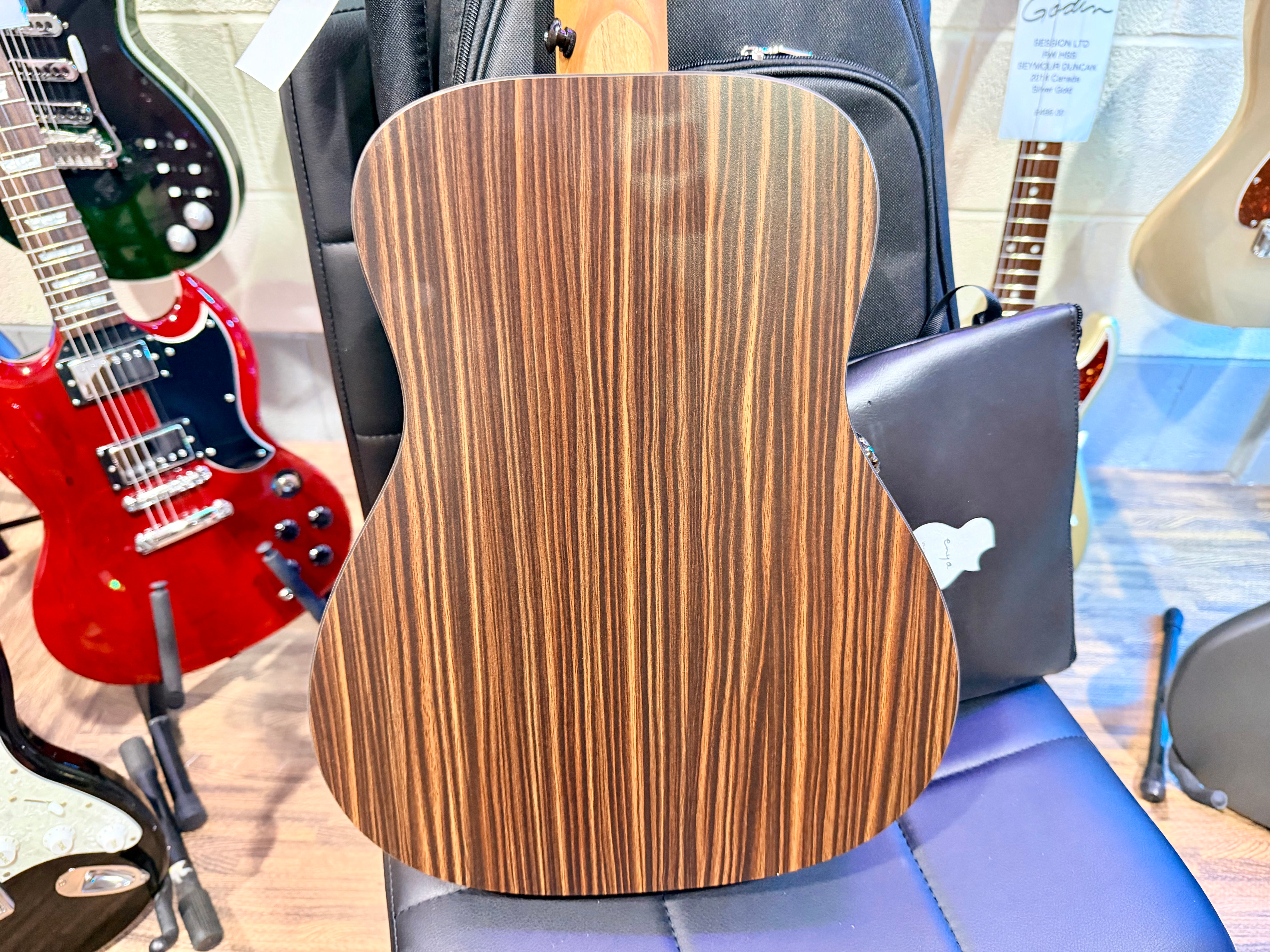 🔥NEW🔥 Enya EB-X1 EQ Pro 1/2 Sized Electro-Acoustic Travel Guitar~ Smart Pickup