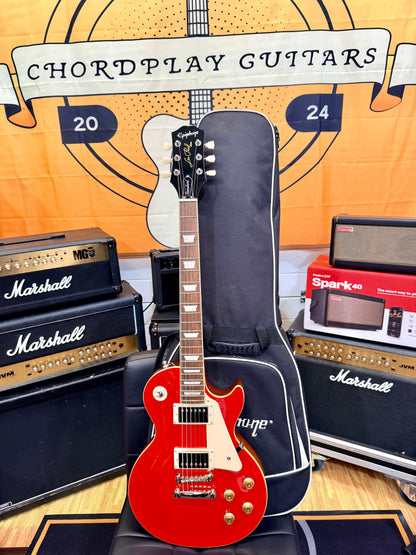 ⚡️MINT⚡️ Epiphone Les Paul Standard 50s Figured Cardinal Red~ Inspired By Gibson